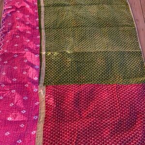 K12 Reversible Twin Kantha Quilt